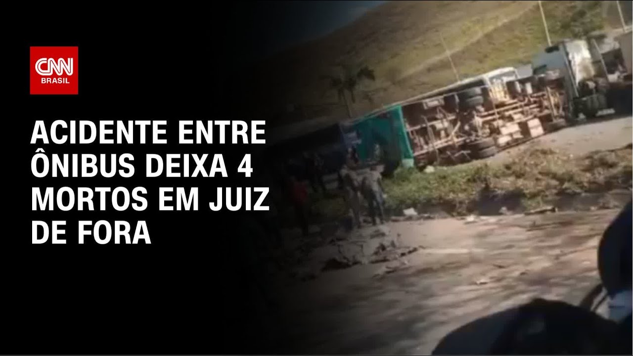 Acidente entre ônibus deixa quatro mortos e 16 feridos em Juiz de Fora | AGORA CNN
