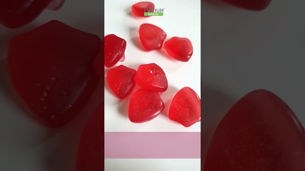 GOMINOLAS de FIBRA+PROBI&Oacute;TICOS sabor a FRESA 😋🍓🌿 EMITIUM&reg; Balance #shorts