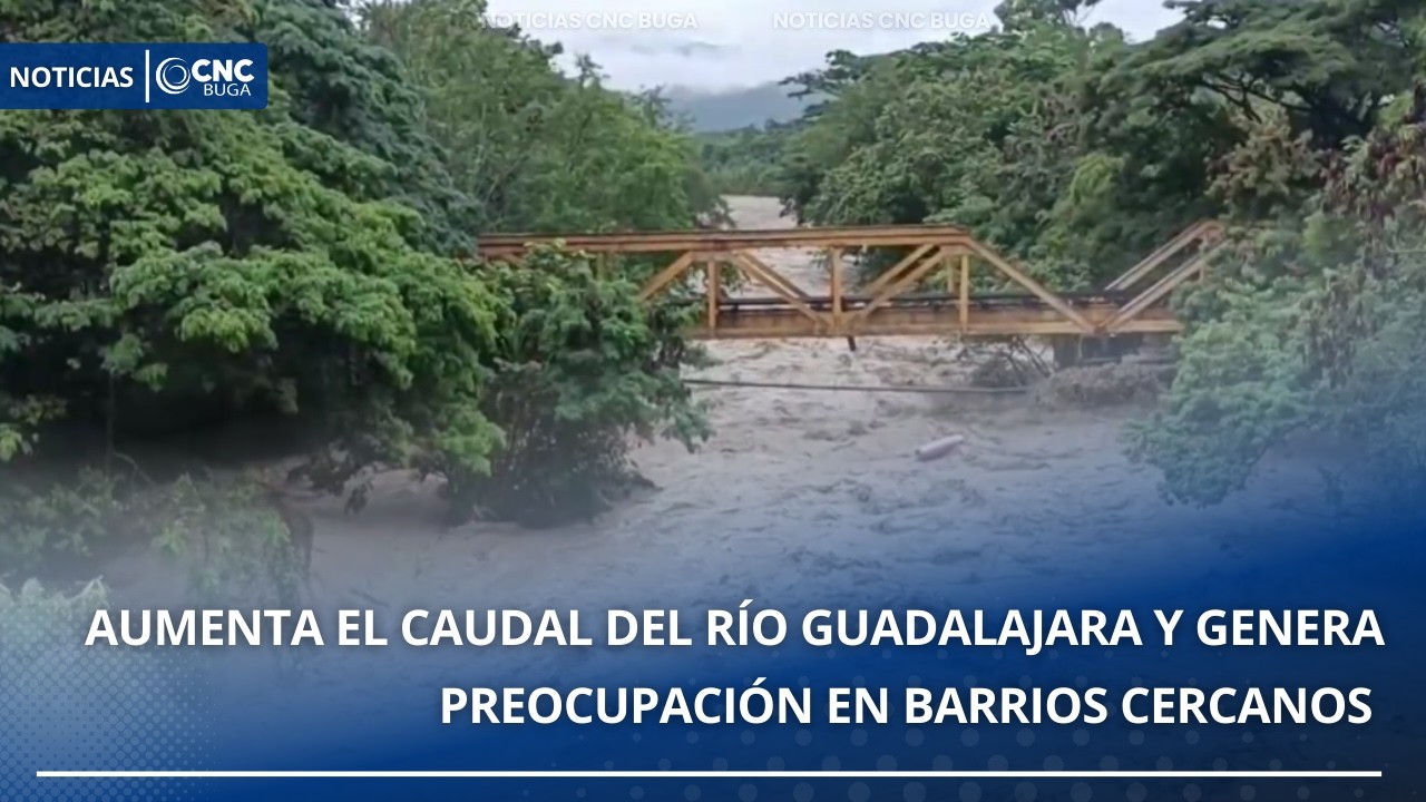 Preocupación por aumento del caudal del río Guadalajara