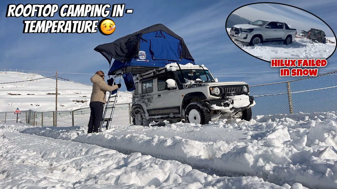 How we survived in -5 temperature with zero preparation 😨