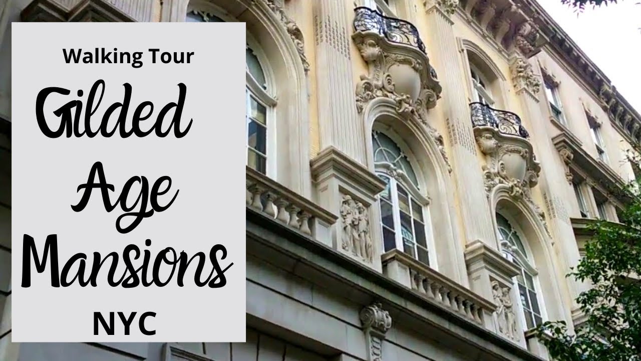 GILDED AGE MANSIONS NYC Self Guided Tour - Fifth Ave to Madison Ave mansions &  American castles