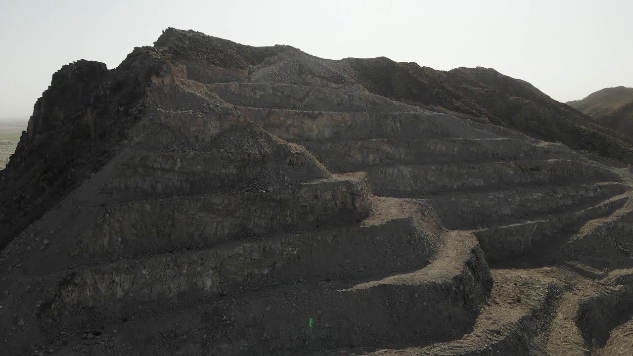 Antelope Hill, east of Wellton, Arizona - Once the West's largest milling quarry