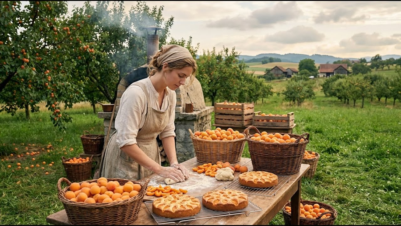 Beautiful Countryside Life - The Secret to Traditional Apricot Cake Kept for Generations
