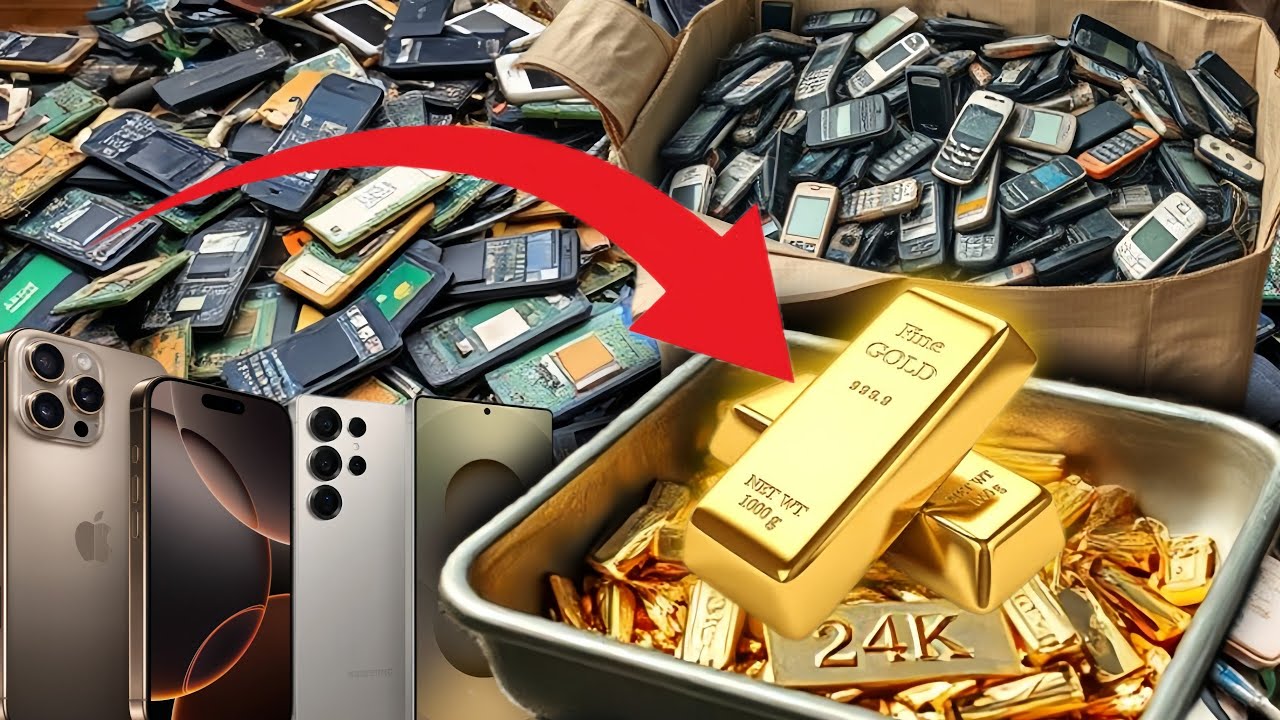 How to Scrap Mobile Chip IC for Gold Recovery – Full Process