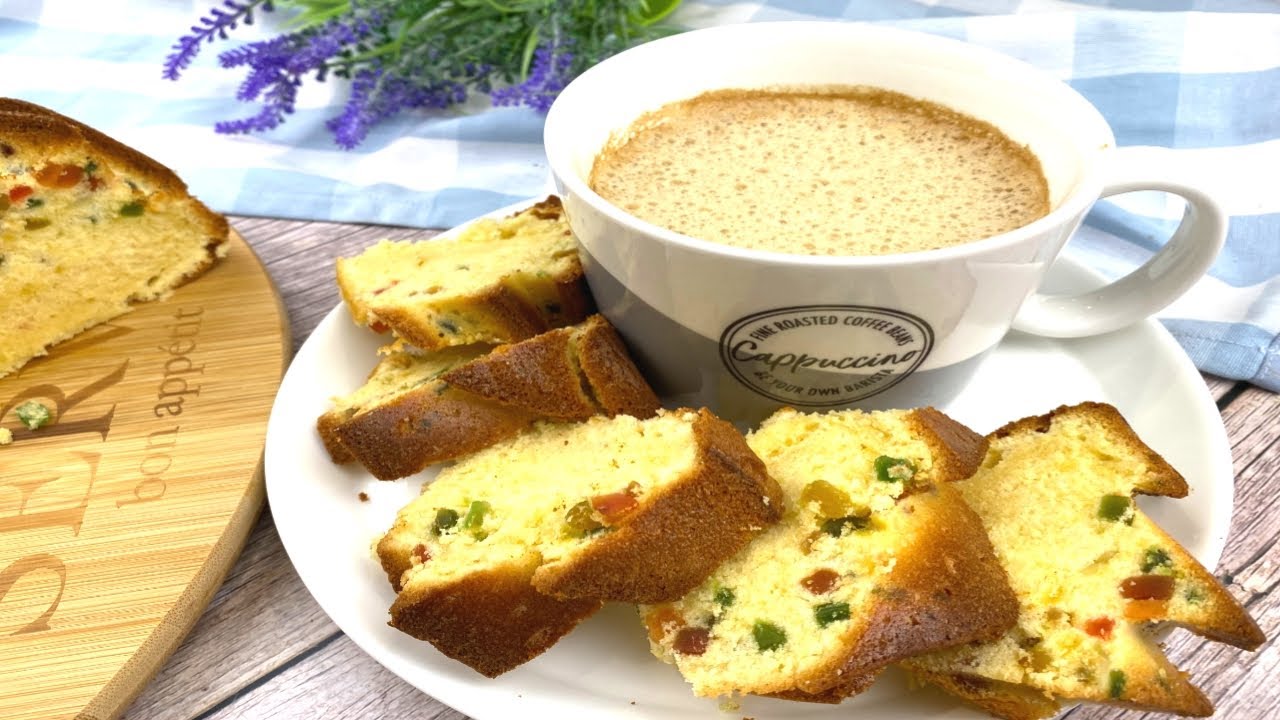 Tutti Frutti Tea Cake Bakery Style Recipe | Best Fruit Cake | Vanilla Tea Cake