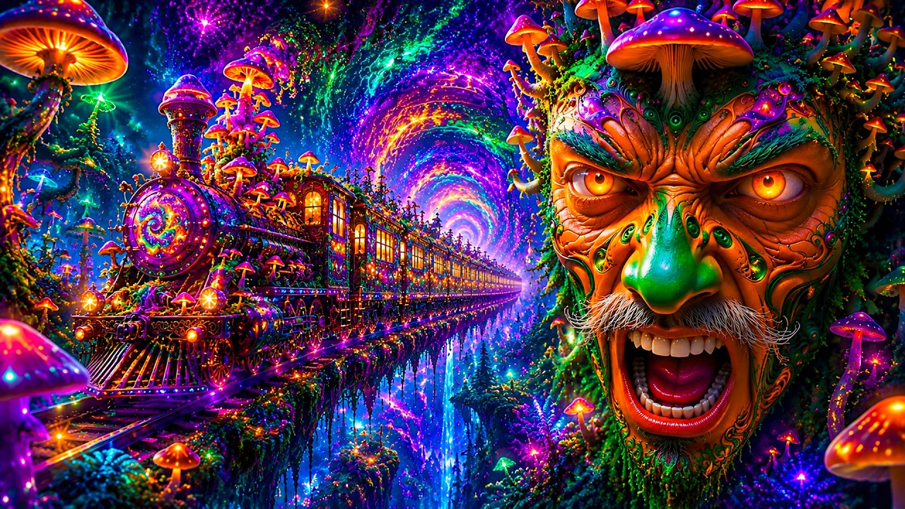 Astrix - Deep Jungle Walk (2026 Edit) 🍄 Full-On Psychedelic Trance Summer Mix (Trippy AI Visuals)