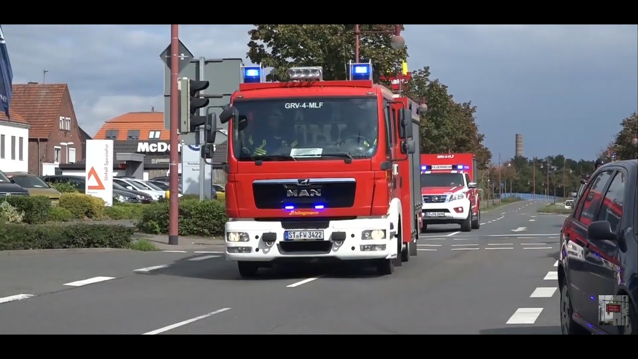 Einsatzfahrten Löschzüge freiwillige Feuerwehr Greven
