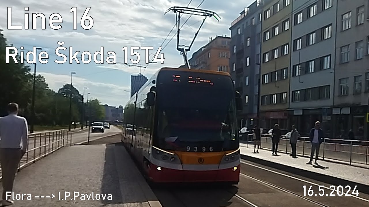 Line 16 Ride Škoda 15T4 to I.P.Pavlova