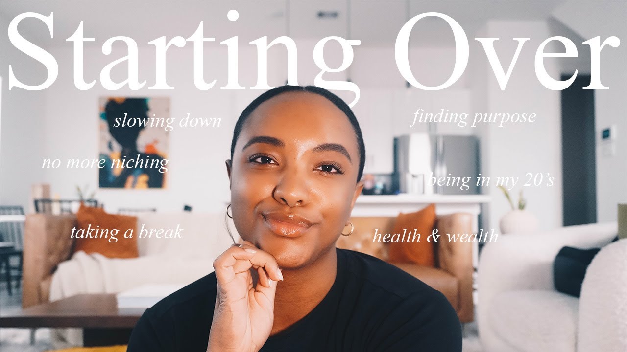 why I'm starting over on YouTube (for the 3rd time)