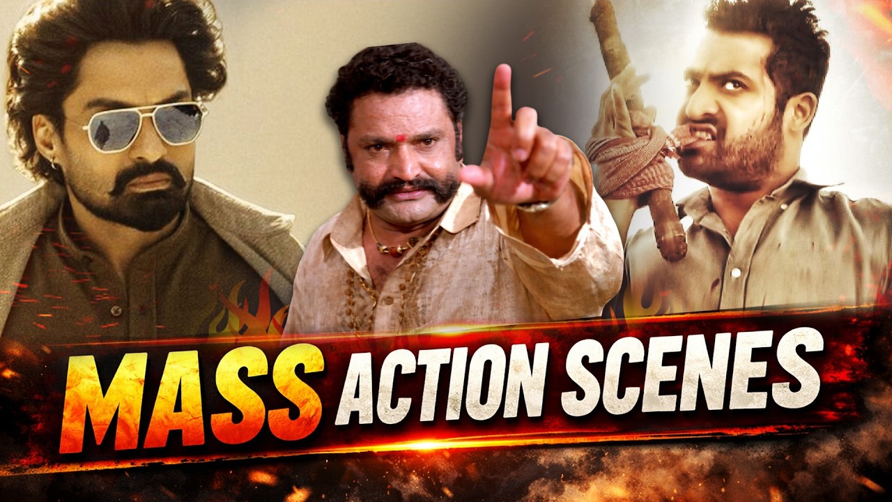 Jr NTR, Kalyan Ram And Hari Krishna Mass Action | Telugu Mass Action Fight Scenes | iD Stars