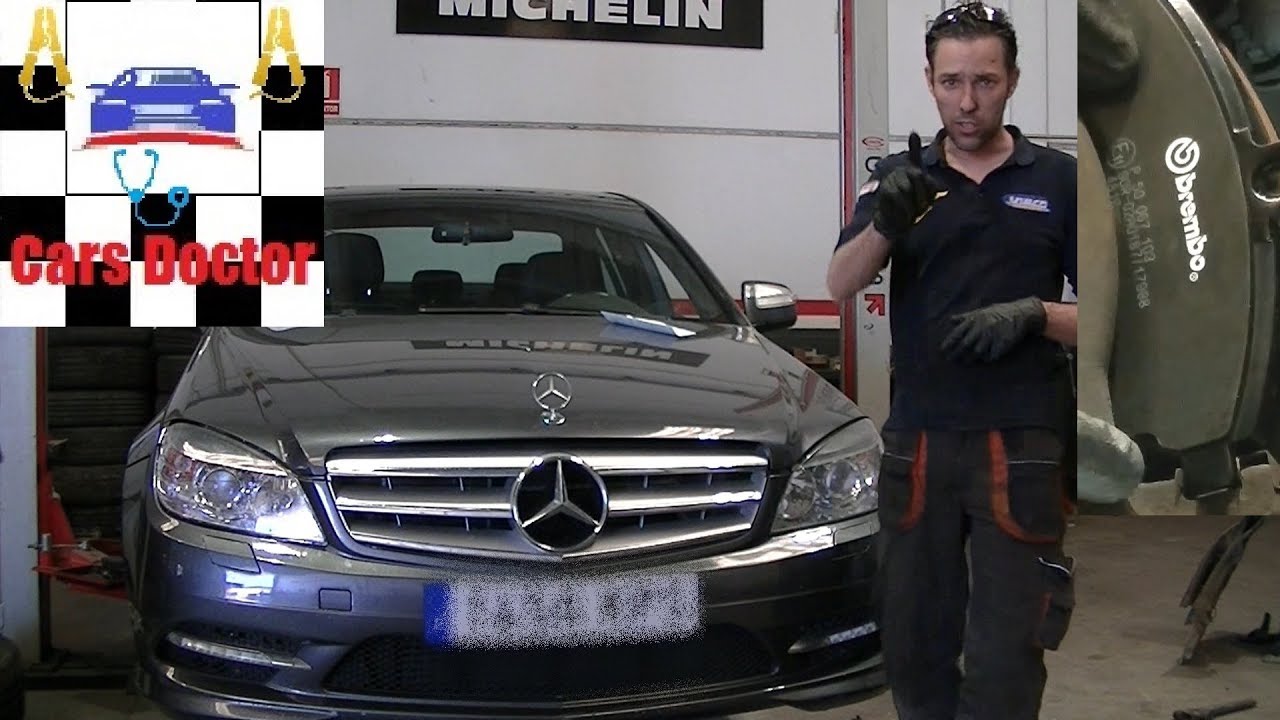 Cambio Pastillas Freno Delanteras Mercedes Clase C 220 CDI W204