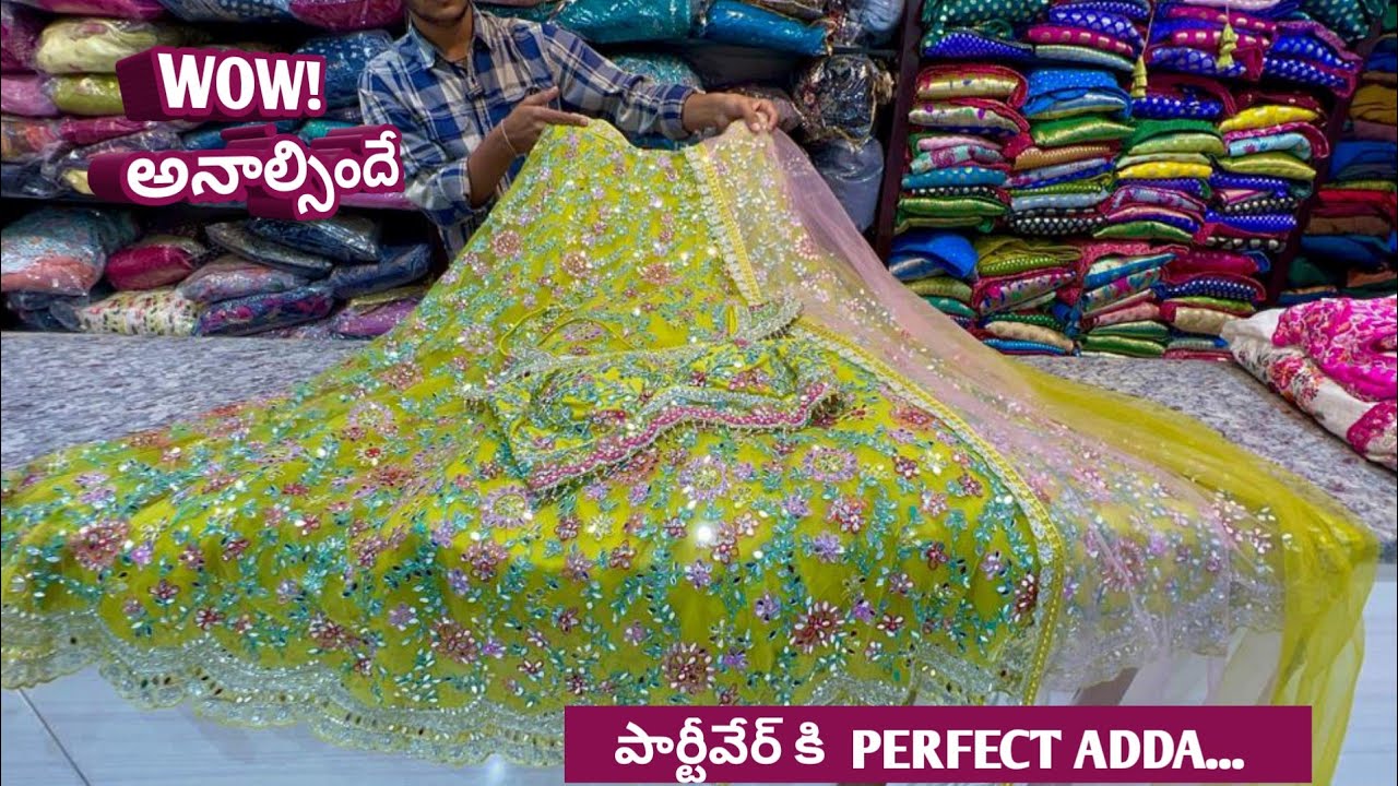 Exclusive bridal and partywear Lehanga croptops single also wholesale price