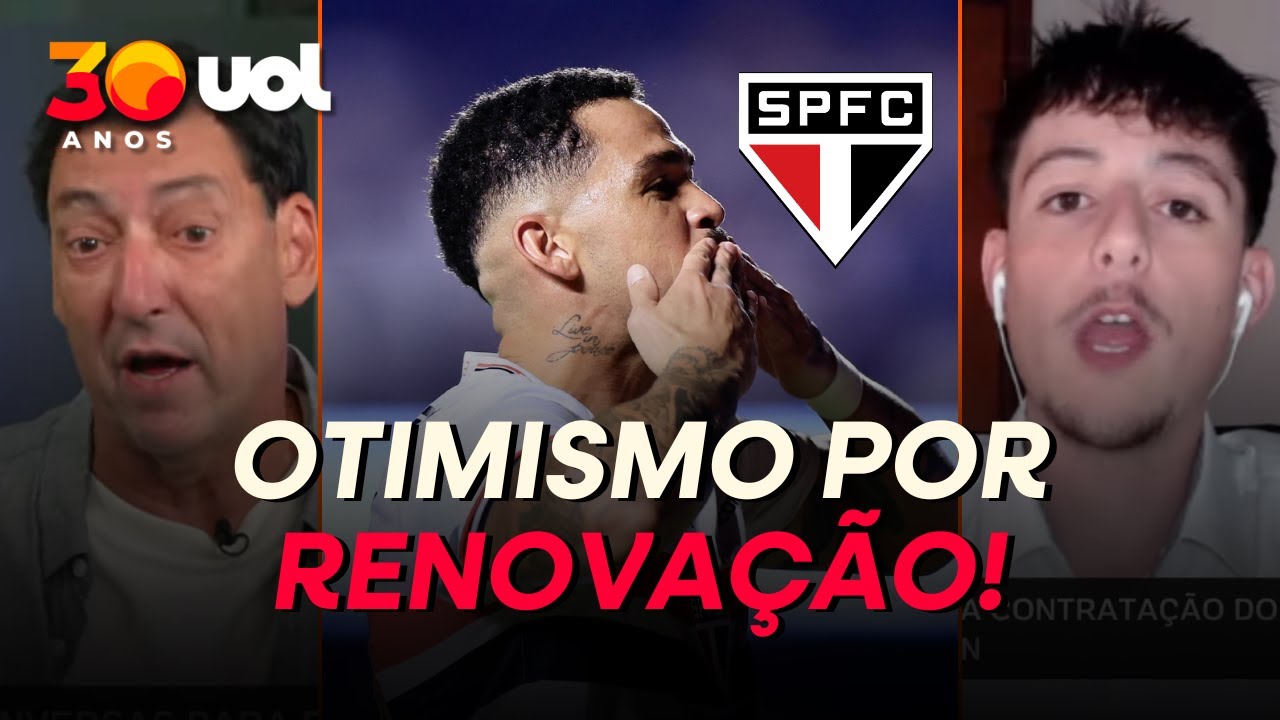 SÃO PAULO ABRE CONVERSAS POR RENOVAÇÃO DE LUCIANO E ESTÁ OTIMISTA; SAIBA DETALHES