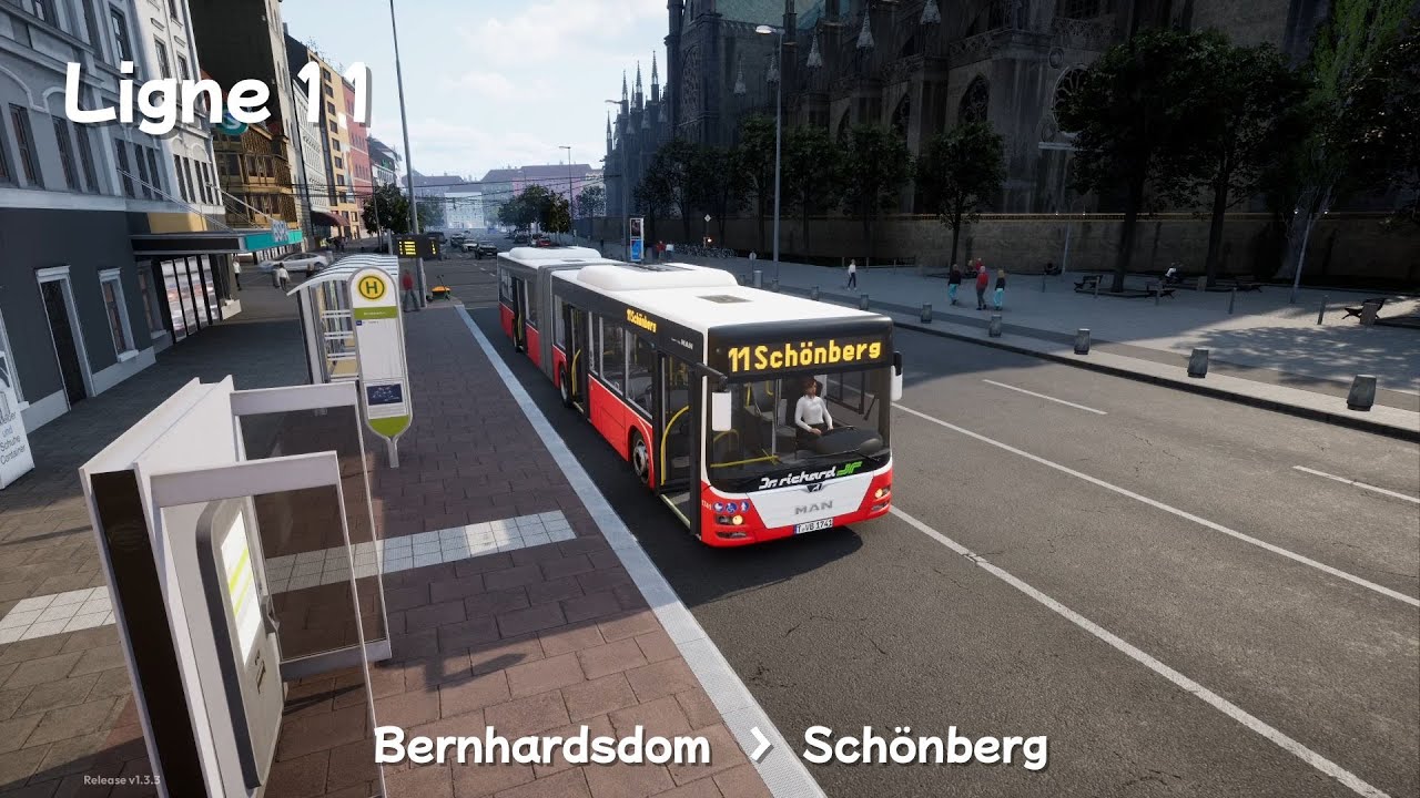 City Transport Simulator - Saison 2 Ligne 11  A23 _ BERNHARDSDOM----SCHÖNBERG