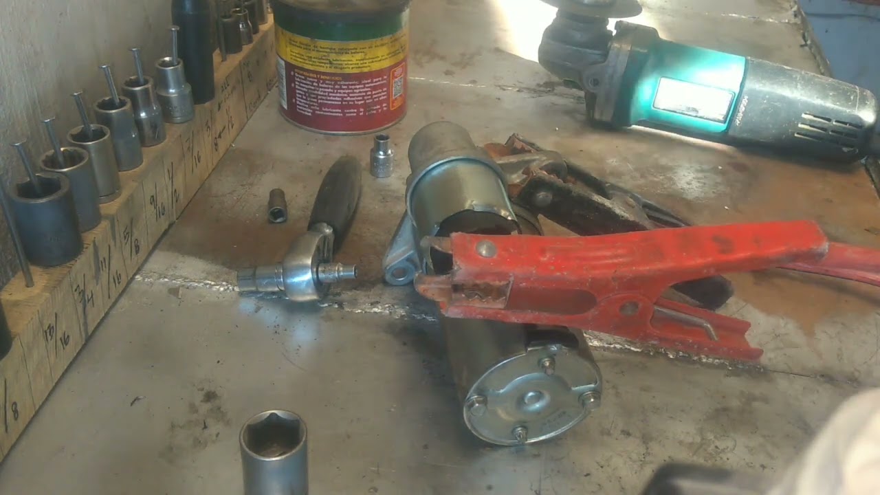 arreglo de motor de arranque (marcha ) Chevrolet Aveo 2016 starter