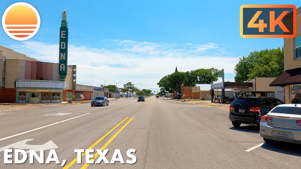 Edna, Texas!  Drive with me through a Texas town!