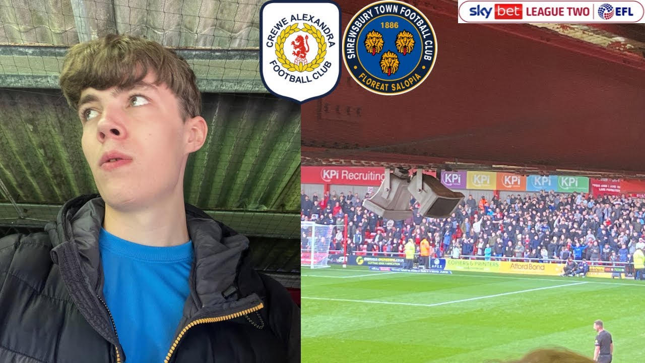 Crewe 3-1 Shrewsbury Railwaymen Rampage League 2 Match Vlog