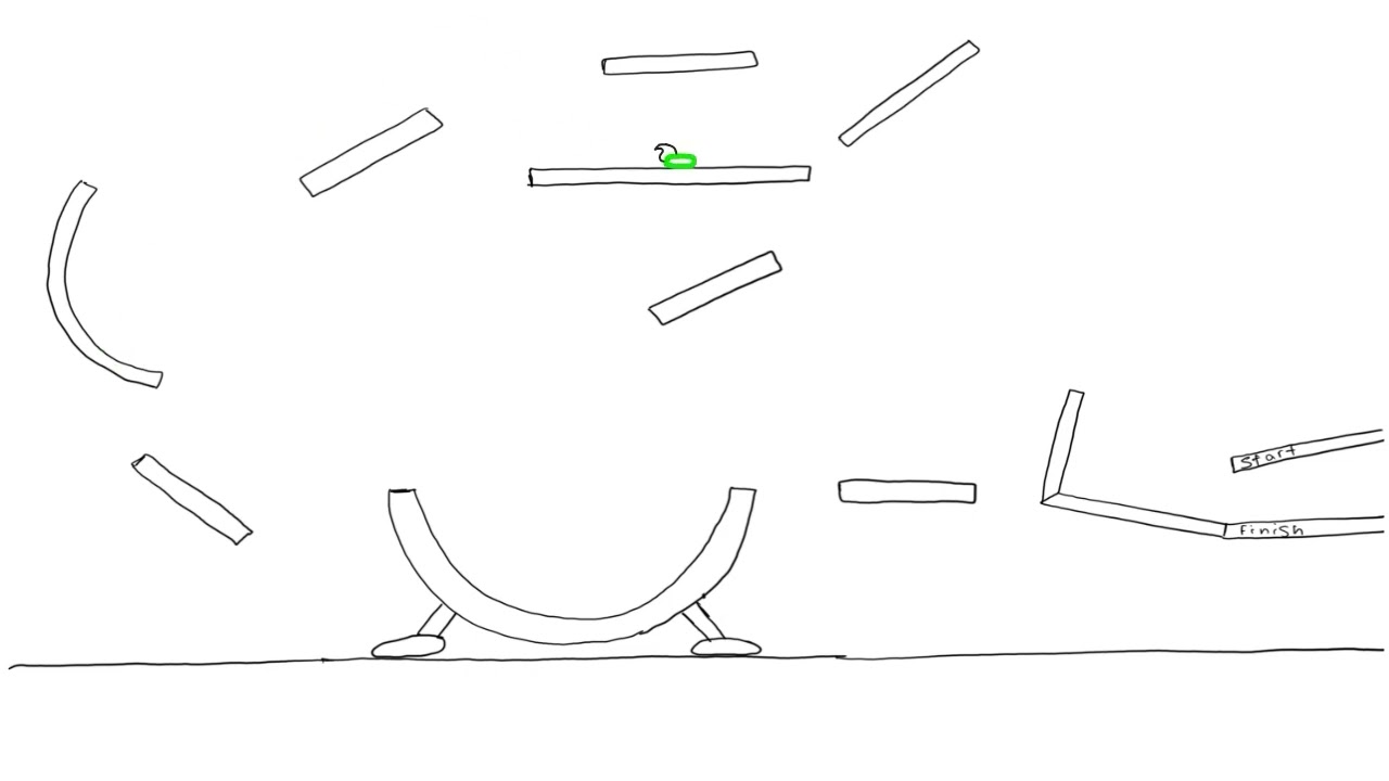 Animation 1   Bouncing Ball Obstacle Course