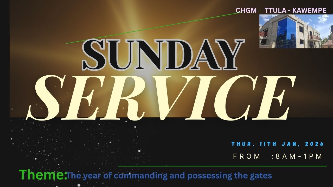 [LIVE] CHRIST HEALING GLOBAL MINISTRIES SUNDAY SERVICES  11TH/ JAN/ 2026