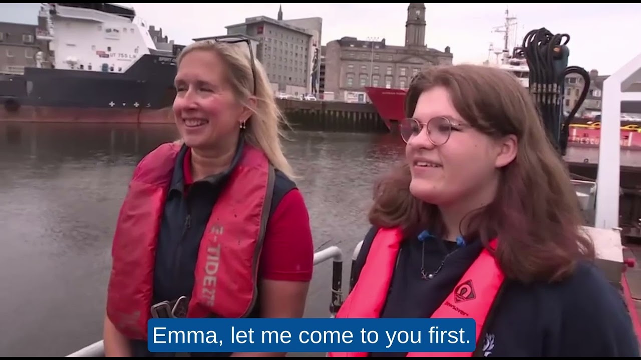 STV News | Haley Bouma interviews Emma Wadee and sail trainee, Rachel Wells