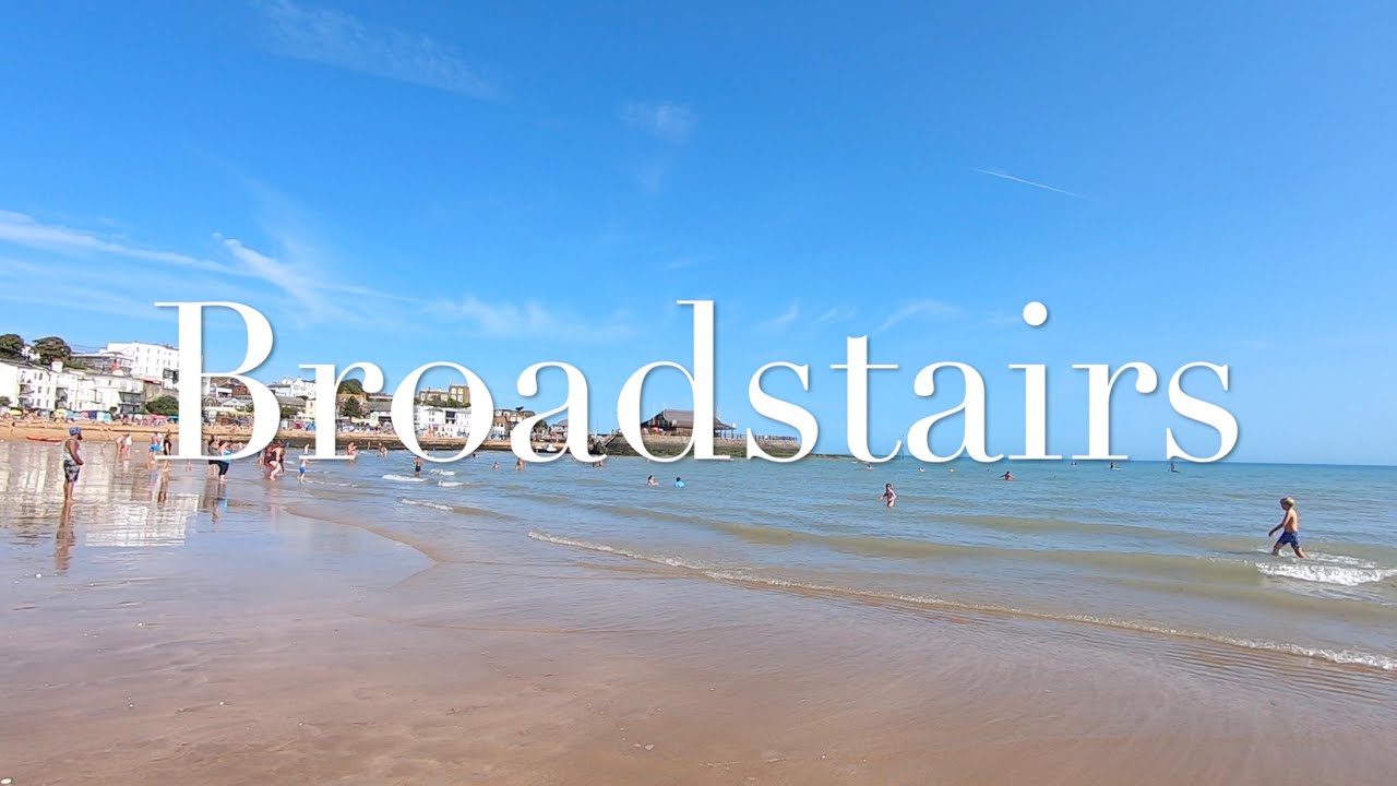 Broadstairs Stunning White Cliffs and Beaches - Off Viking Beach - Thanet - Kent - Coastal Britain