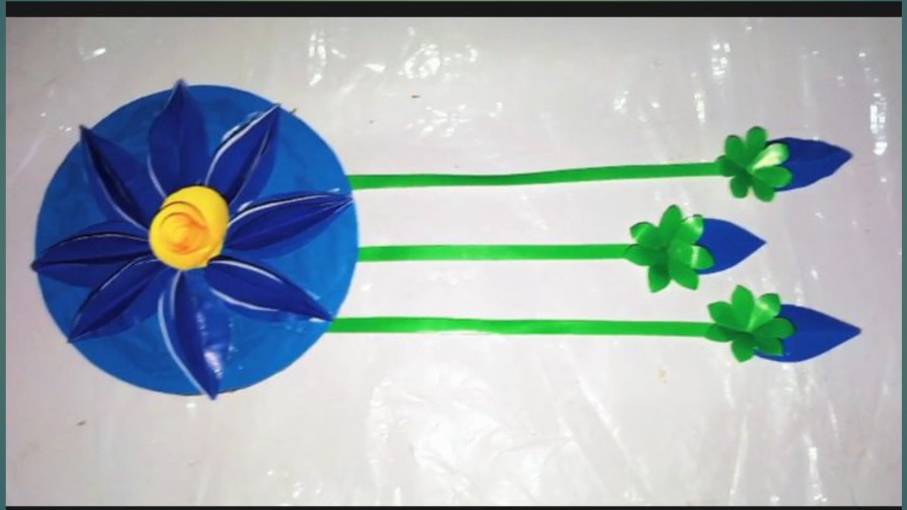 Cara Mudah Membuat Hiasan Dinding Dari Kertas Origami