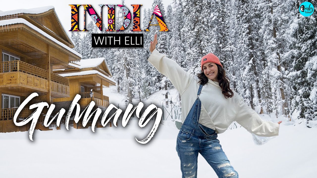 Elli AvrRam Explores Offbeat Places In Gulmarg | India With Elli Ep 03 | Curly Tales