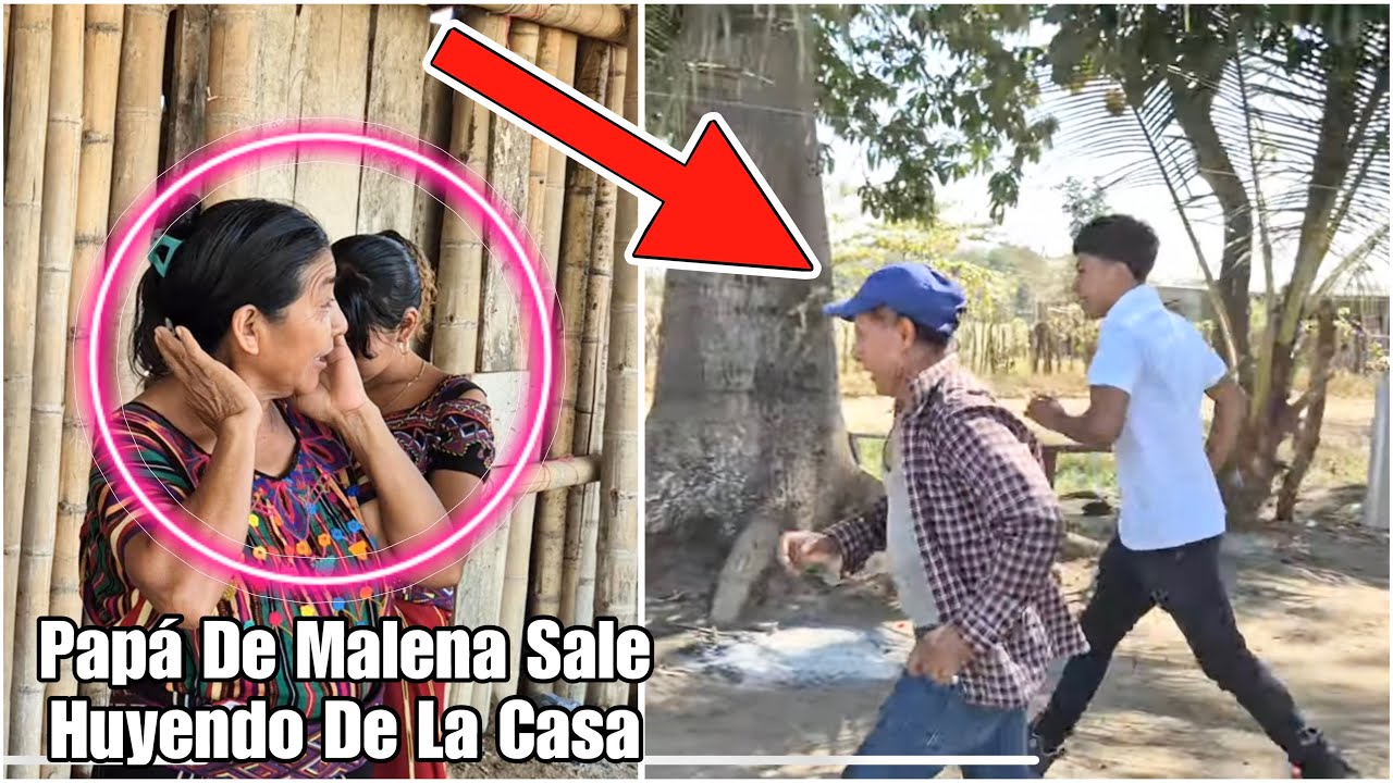 Miren Porque El Papa De Malena Sale Huyendo De La Casa|Ago Pasó Con Malena Porque Escondió La Cara