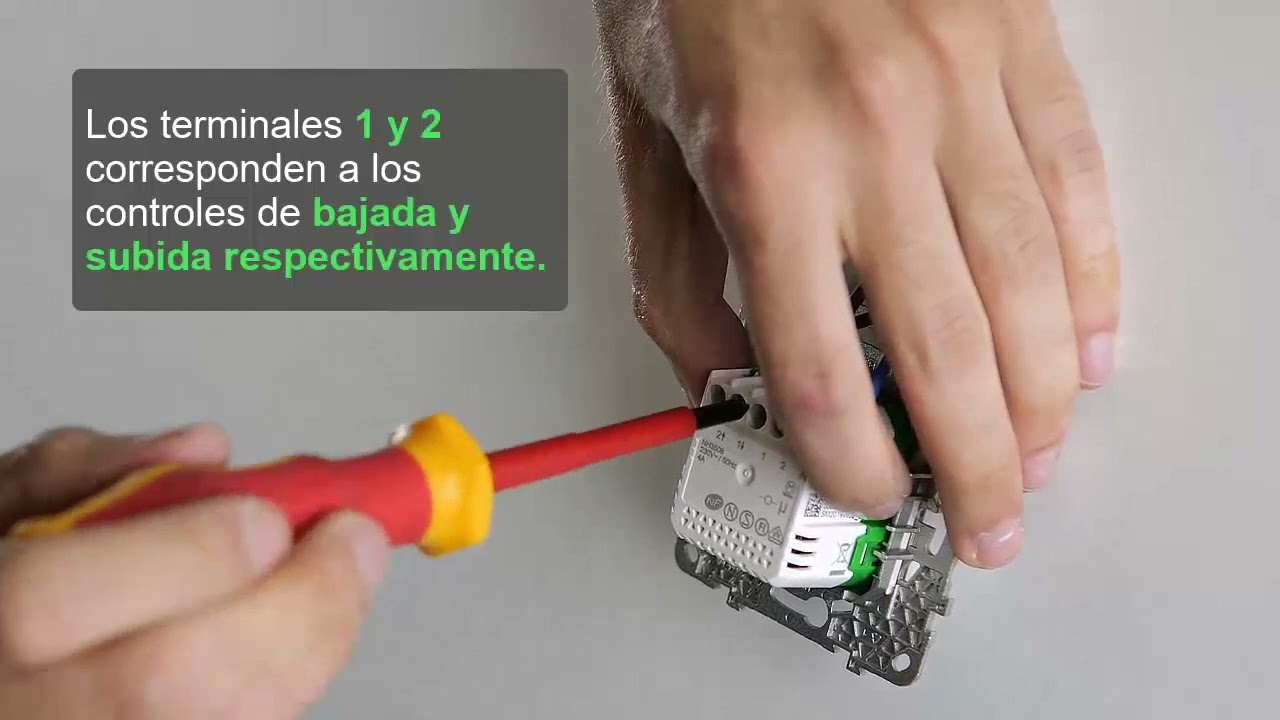 Cómo instalar mecanismos de persianas Wiser