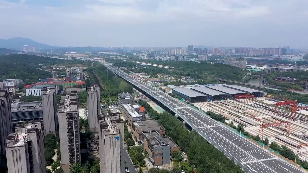 GLOBALink | East China's first prefabricated road bridge opens to traffic