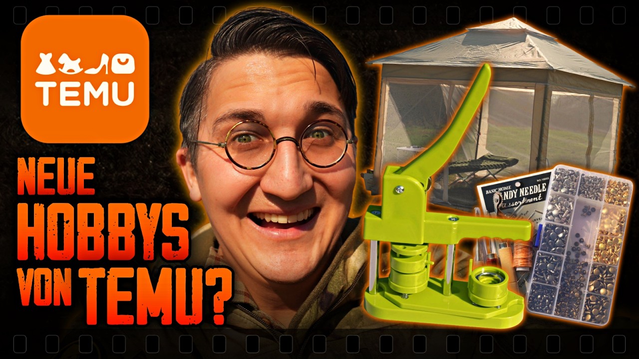 Wir testen Campig-Zubehör und Bastelmaterial von TEMU -👌​​Top oder Schrott?👎