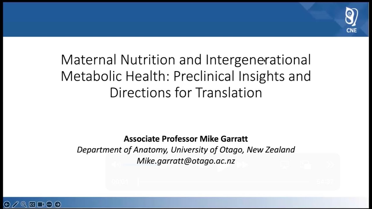 Maternal Nutrition & Intergenerational Metabolic Health: Insights & Directions for Translation