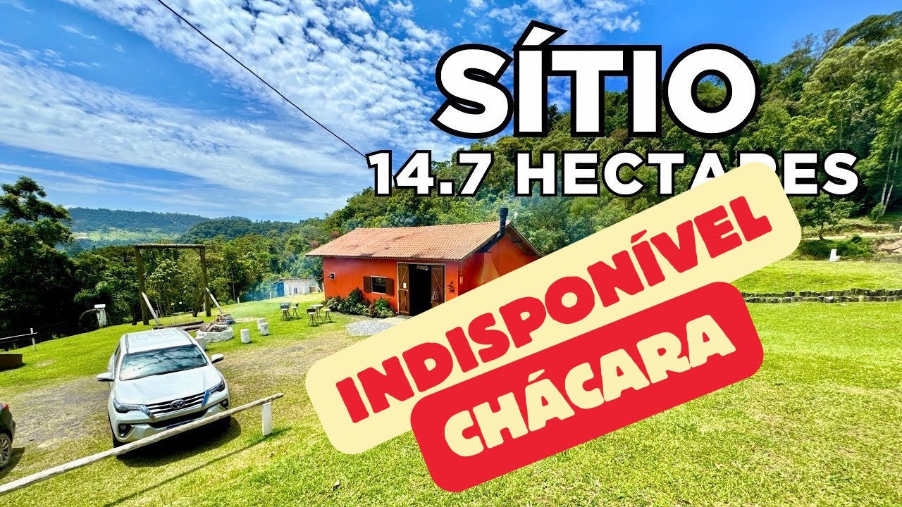 Indisponível - SÍTIO A VENDA EM SANTA CATARINA 14.7 HECTARES CASA E MUITAS BELEZAS NATURAIS
