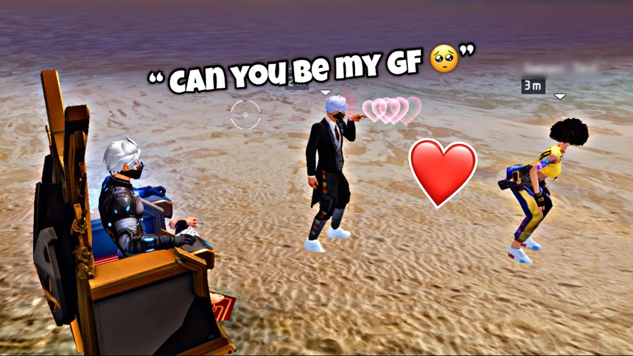 I tried getting him a Free Fire Girlfriend and this happened…😘❤️