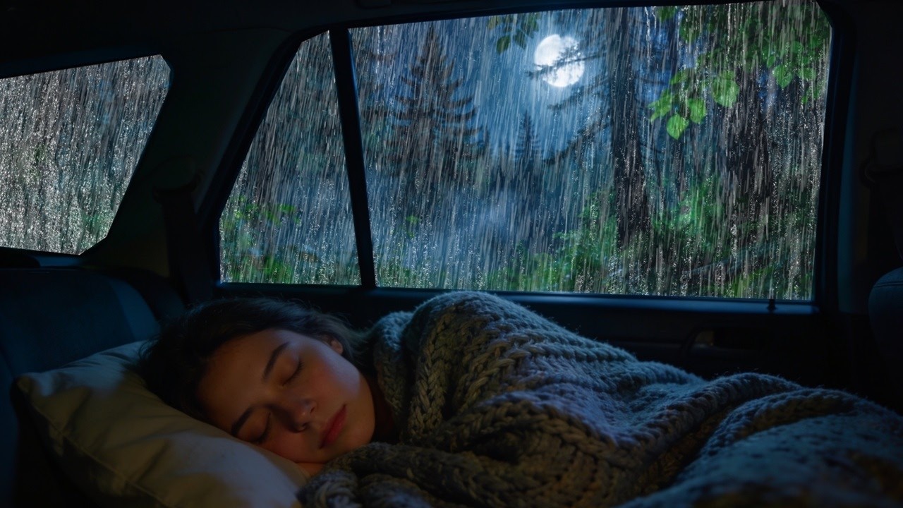 Chuva Natural Noturna 🍃 Relaxamento Profundo e Sono Restaurador