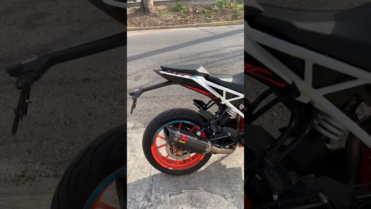 KTM 390 Akrapovic Exhaust