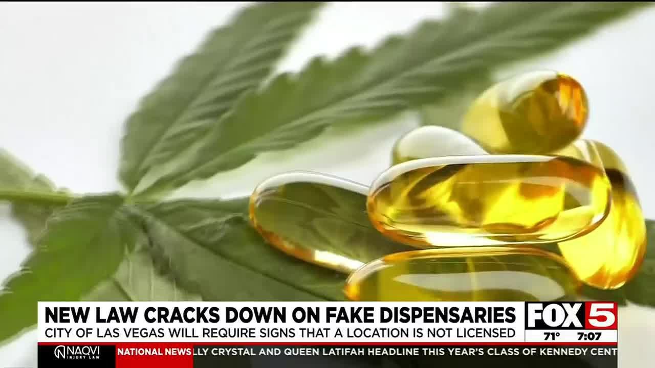 New Las Vegas law cracks down on &lsquo;fake dispensaries&rsquo;