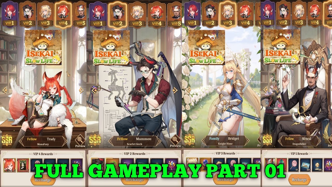 isekai Slow Life Full Gameplay New Season Part 1 || Isekai:Slow Life || Isekai Slow Life 2025