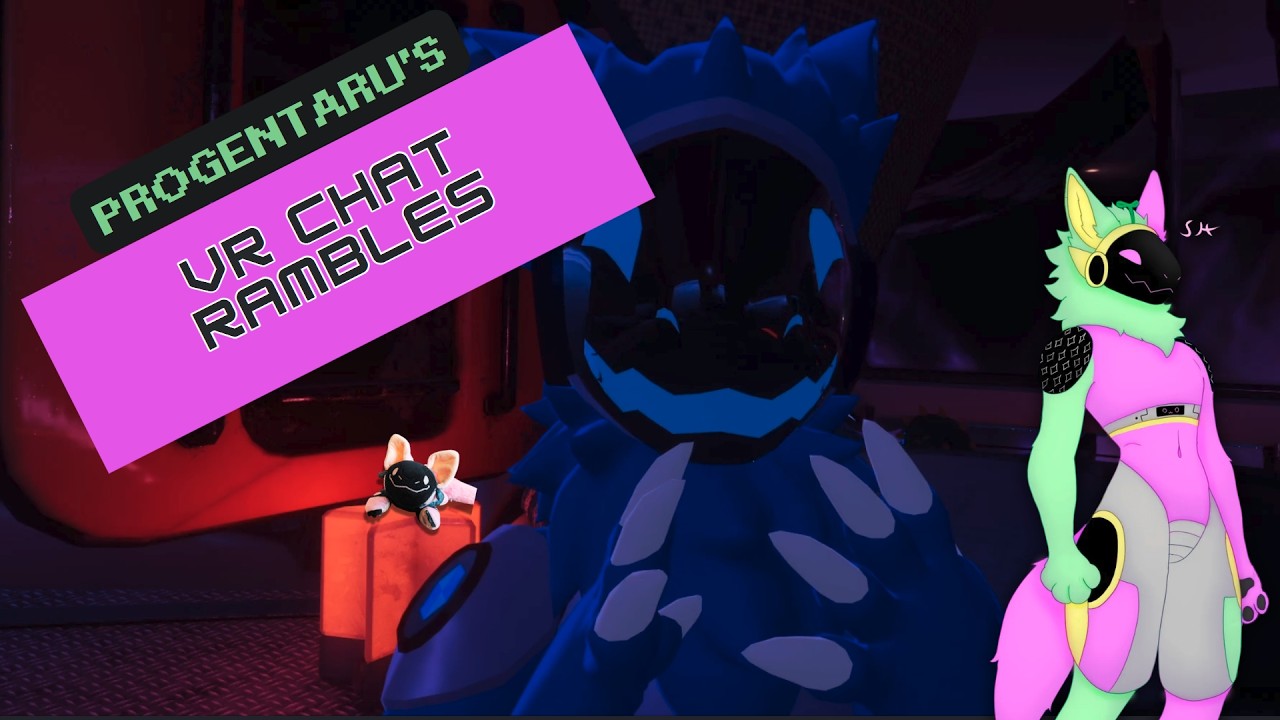 [FURRY ASMR] Protogen Rambles in your Ears Softly for the First time in VR  [VR Chat] [M4A]
