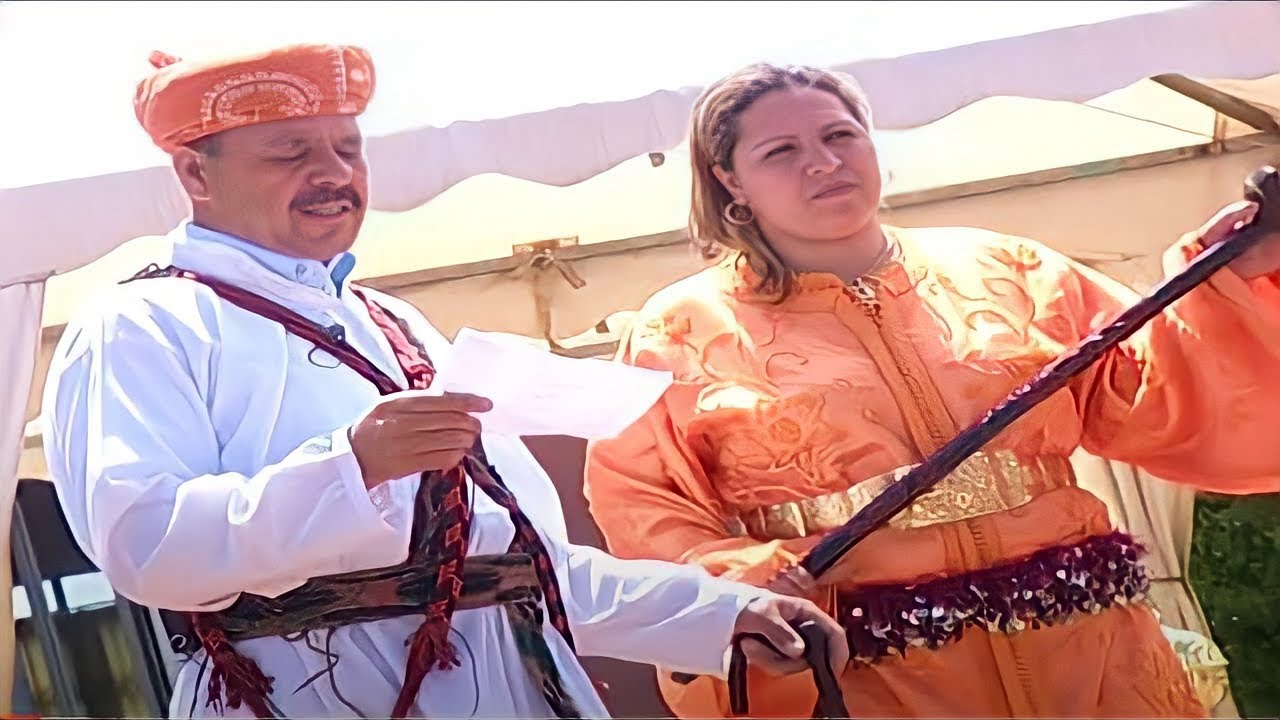 Folklore Marocaine de Berkane Reggada  Arfa  B&eacute;ni Znassen La3lawi Guercif  رقصة الركادة  البركانية