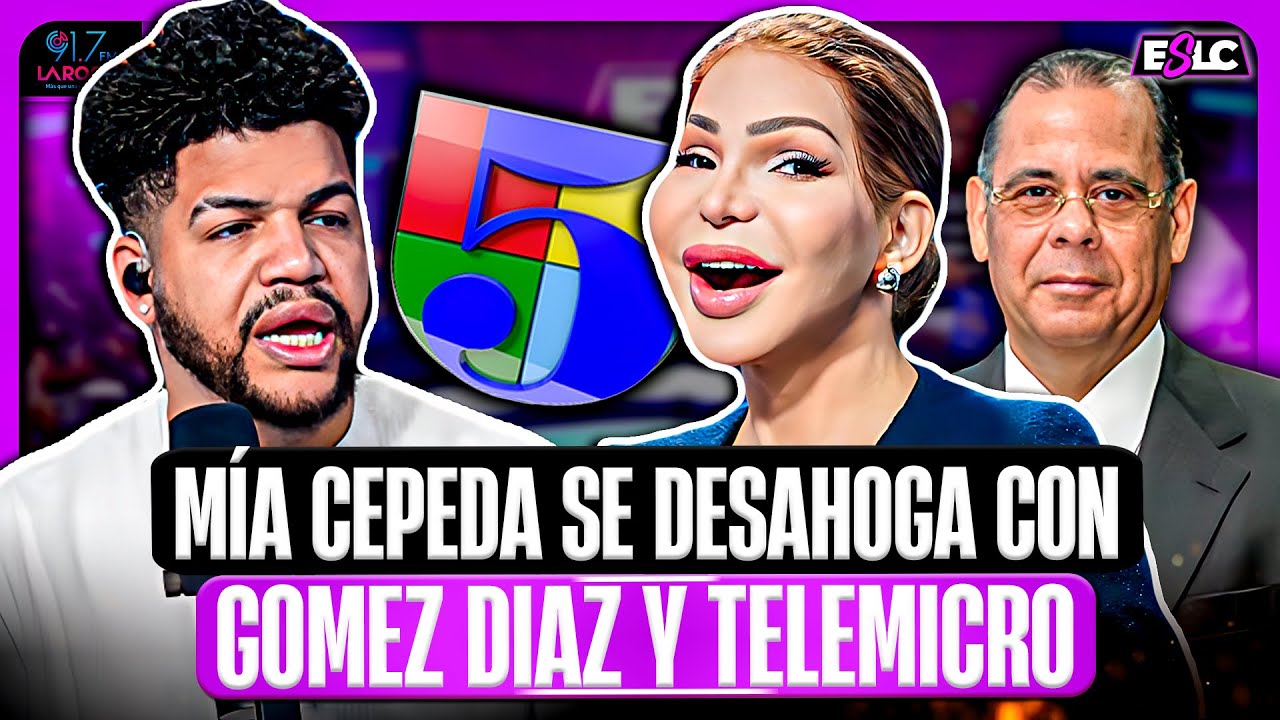 M&Iacute;A CEPEDA MUY DOLIDA CON JUAN RAM&Oacute;N GOMEZ D&Iacute;A Y TELEMICRO POR TRATARLA COMO UNA CUALQUIERA