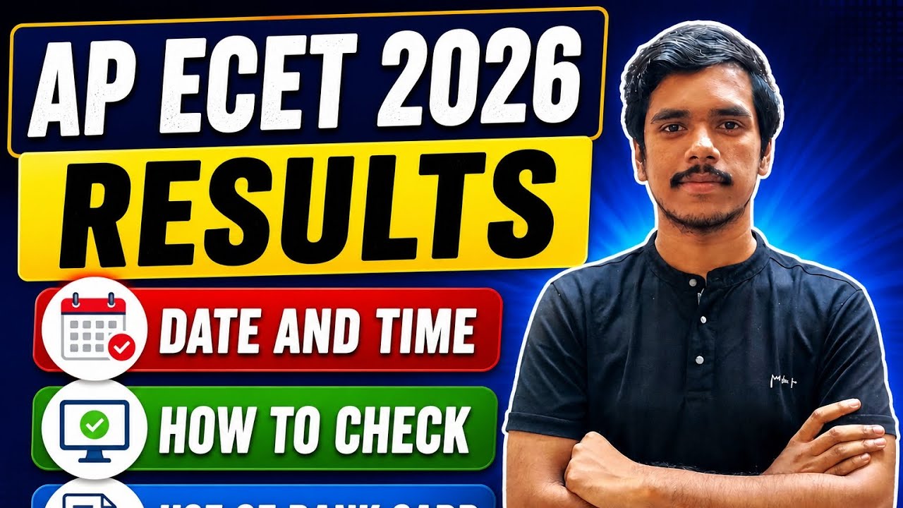 AP ECET 2026 RESULTS DATE & TIME| AP ECET 2026 RANK CARDS USE|