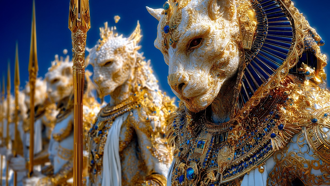 Ancient Egypt Meets the Future | Cybernetic Pharaohs, Cosmic Pyramids & Golden Gods