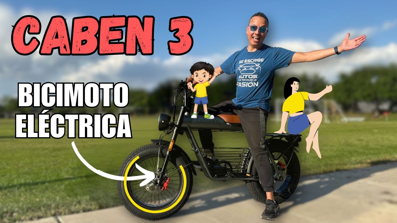 Bicicleta Eléctrica para TRES! - Coswheel CT20 - Review