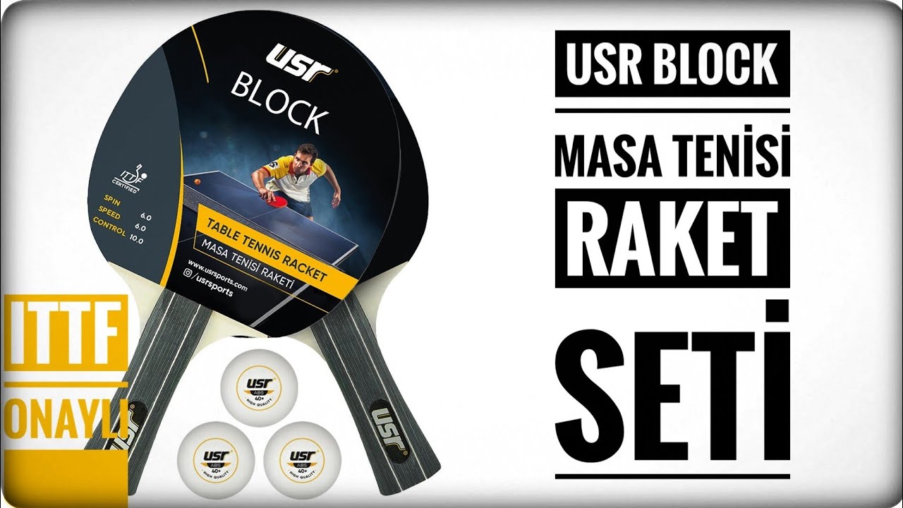 USR BLOCK ITTF Onaylı Masa Tenisi Raket Seti/Detaylı İnceleme #keşfet #masatenisi #masatenisit&uuml;rkiye