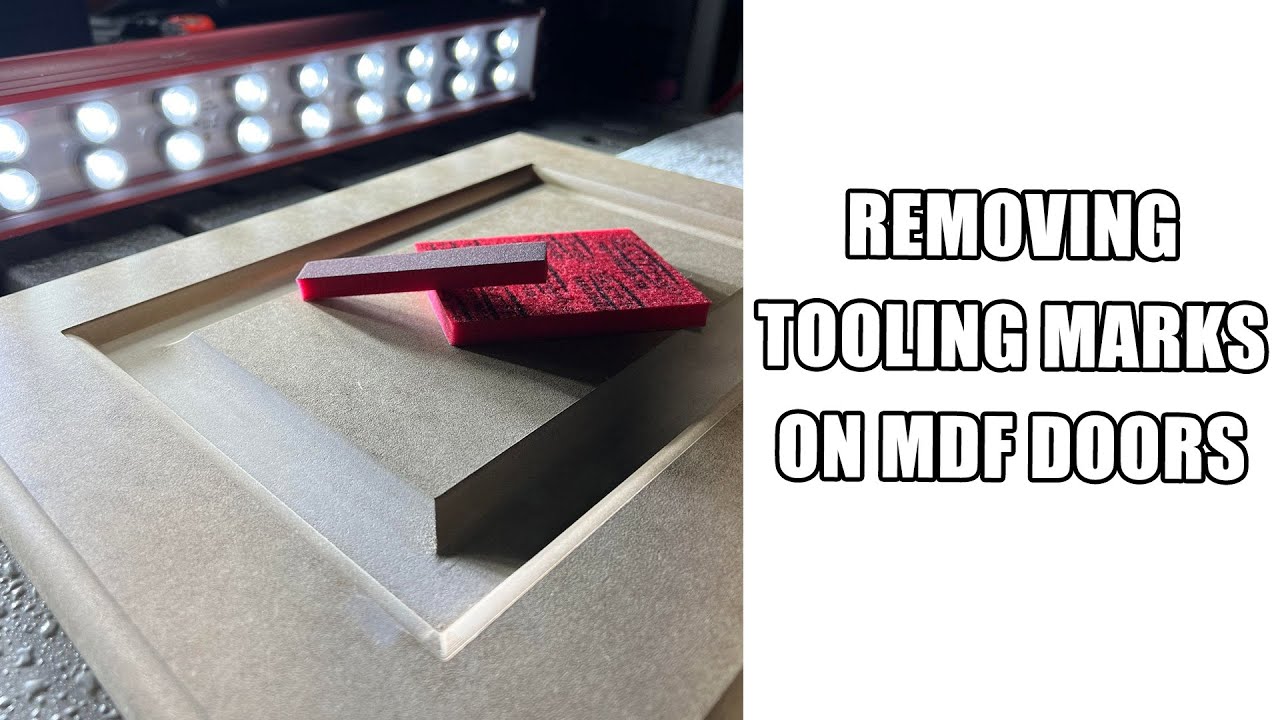 Removing Tooling Marks on MDF Doors with ProFoam