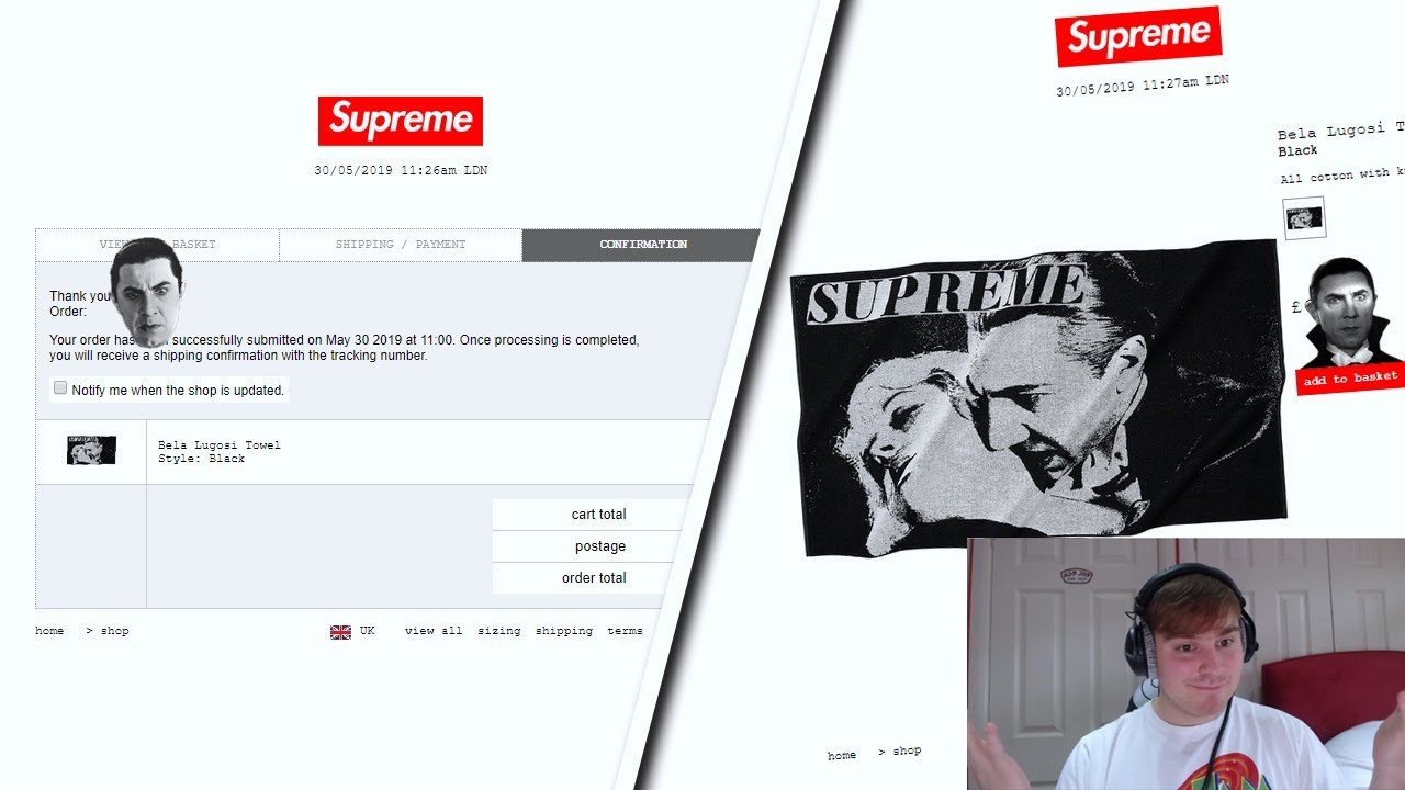 Supreme SS19 Week 14 Live Cop - Laggy Website Week (Manual Checkout)