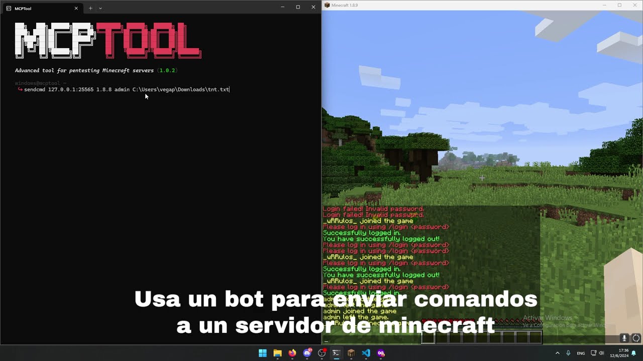 [OLD VERSION] MCPTool v1.0.0 | Herramienta de Pentesting para Minecraft | English subtitles