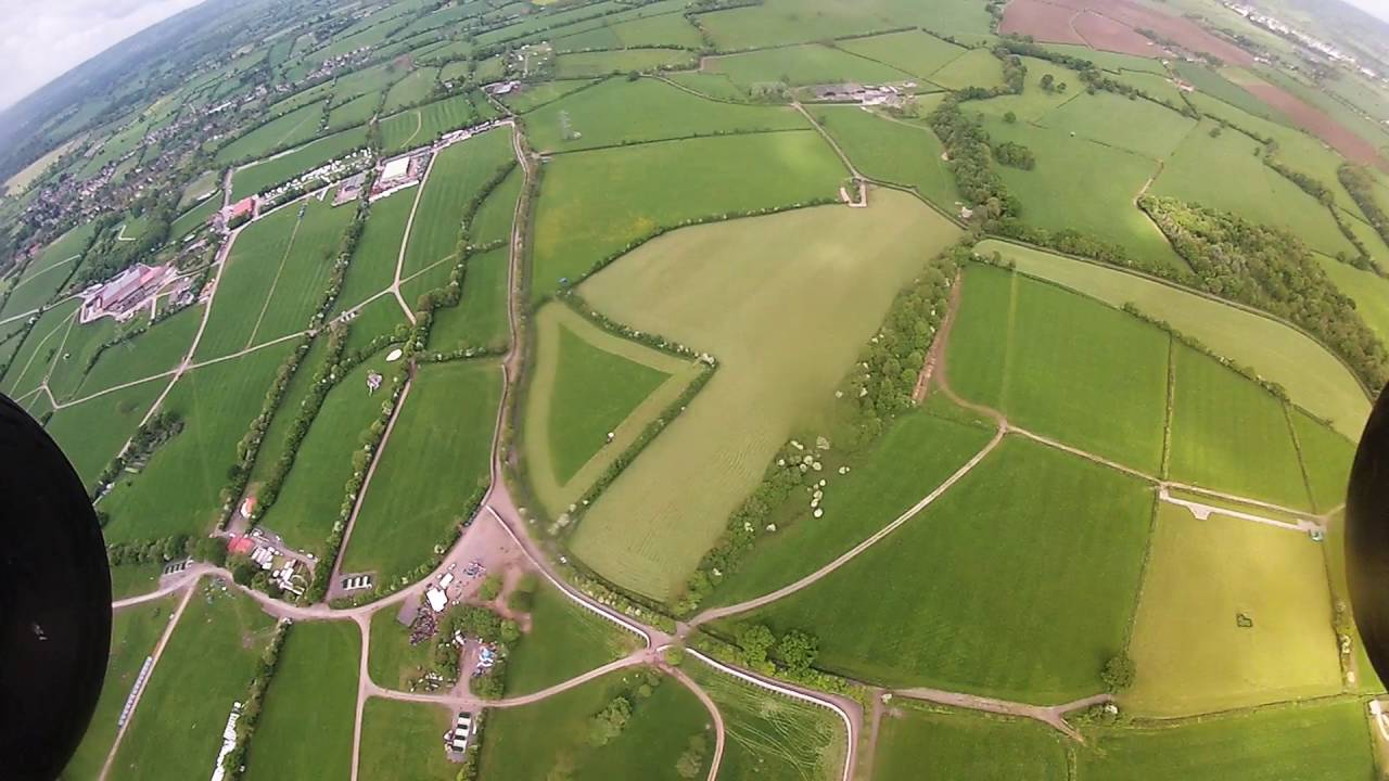Worthy Farm a month before Glastonbury Festival 2016 (23/05/16)