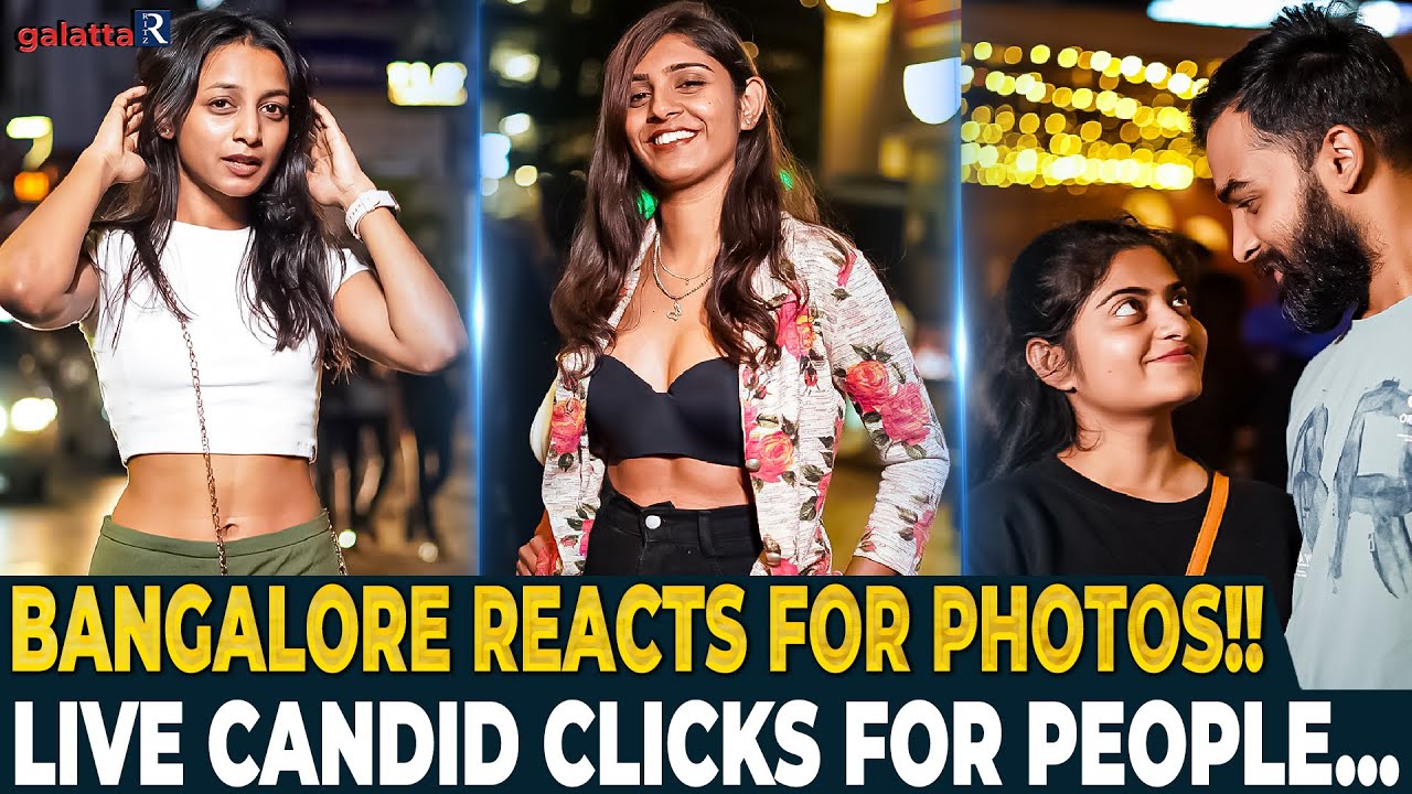 Bangalore girls react to Live Candid photoshoots.| Ritz exclusive